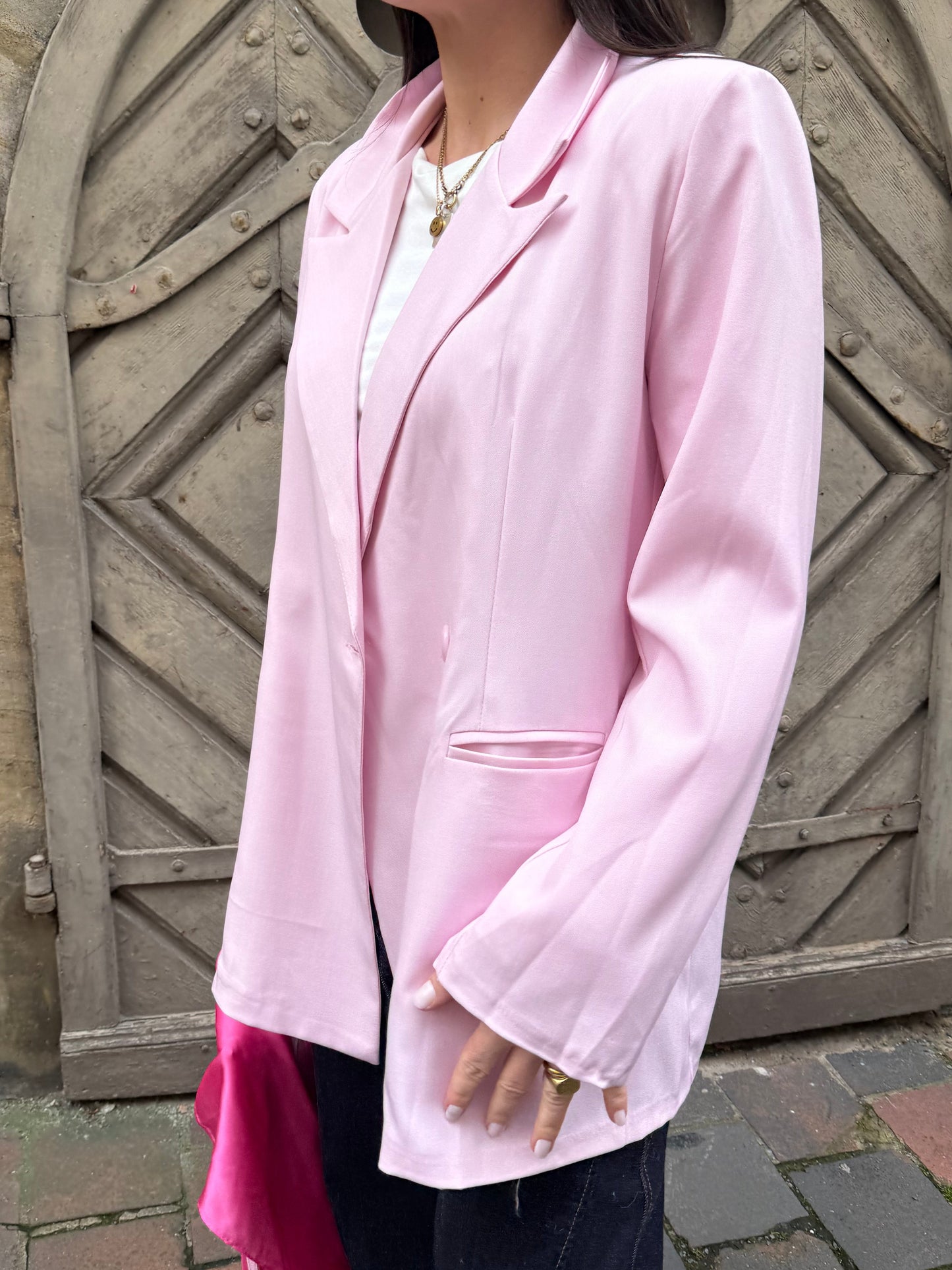 Oversized Blazer Blush