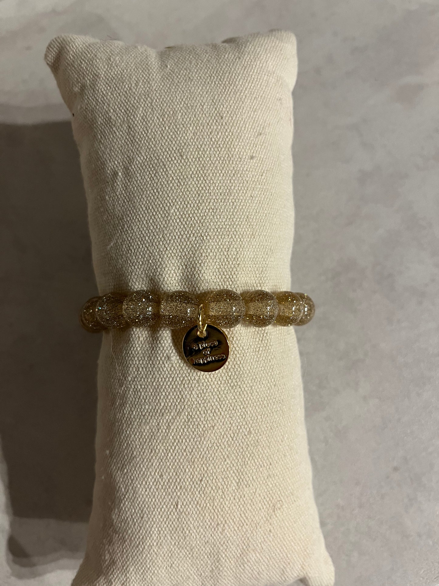 Kleine Glitzerperlen Armband