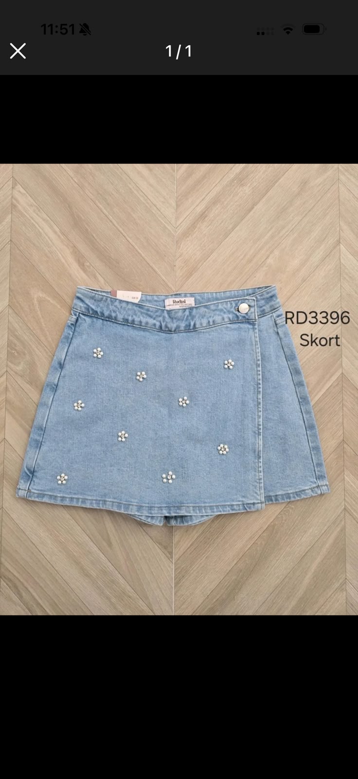 Jeansskort Daisy