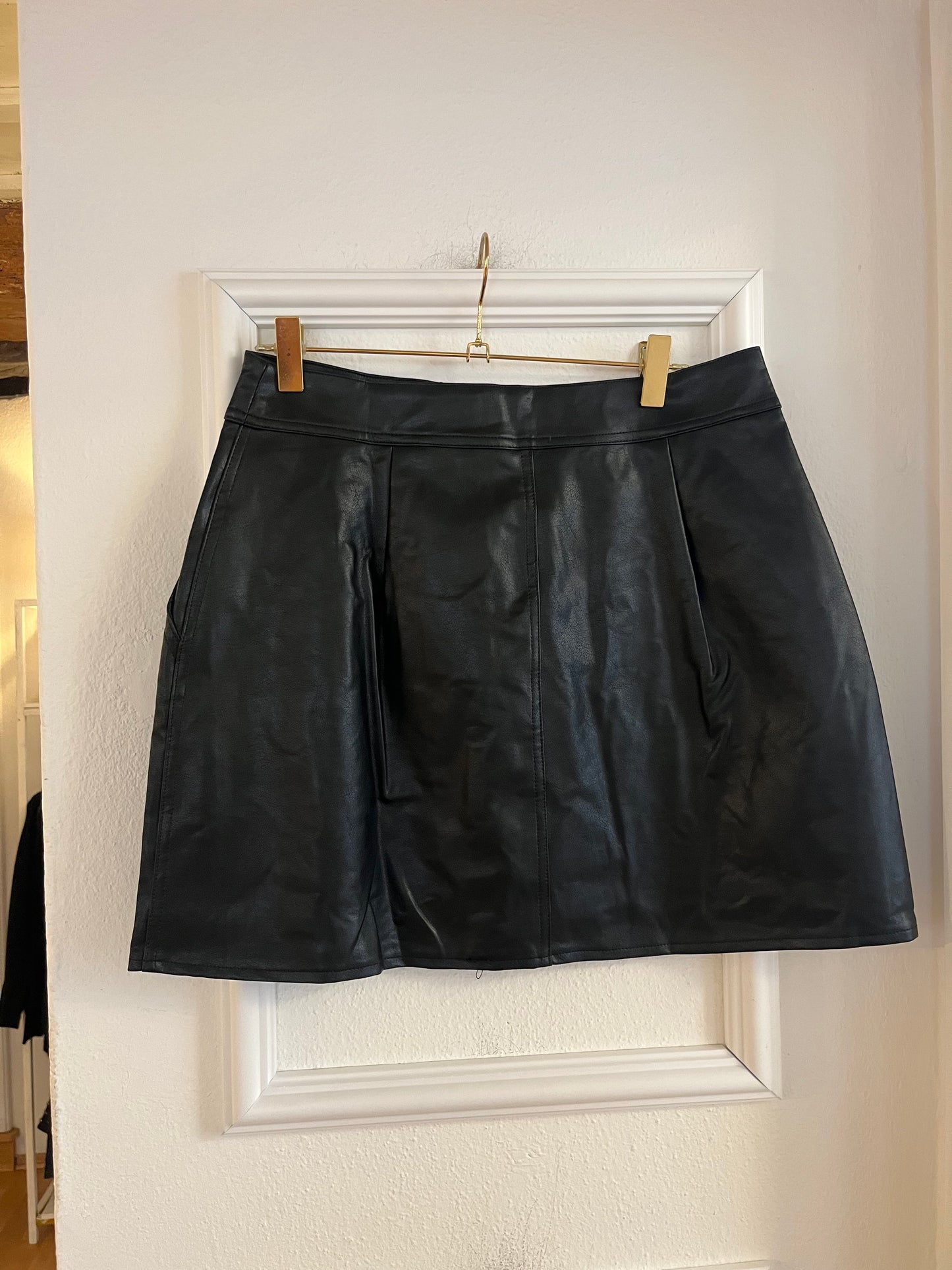 Kunstlederrock Sissy Schwarz