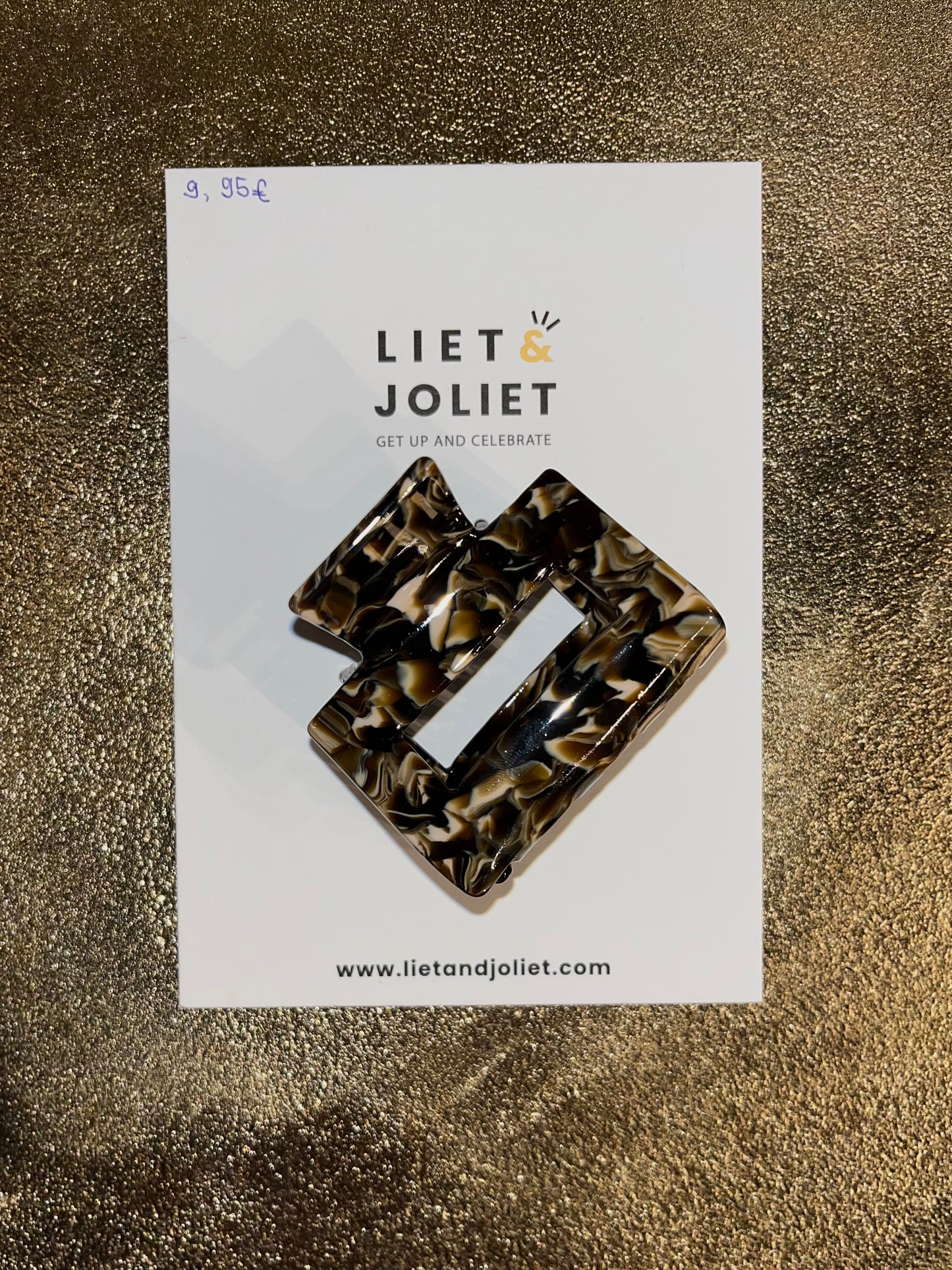 Haarklammer Mamormuster