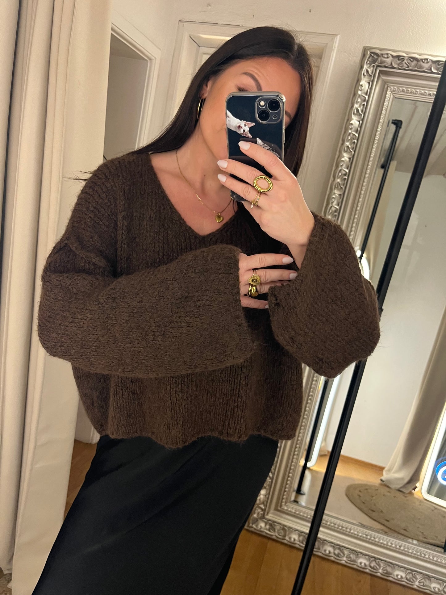 Strickpullover Emma Schoko