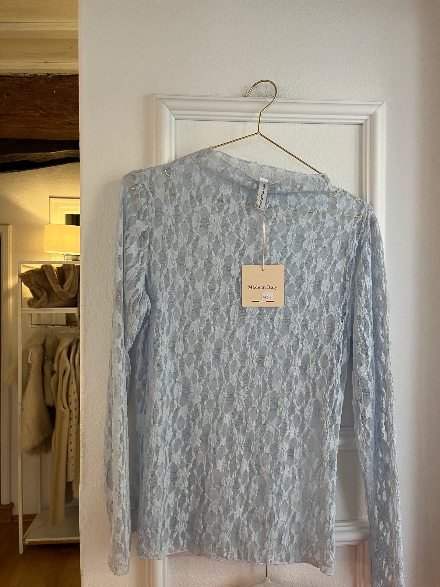 Lace Longtop Hellblau