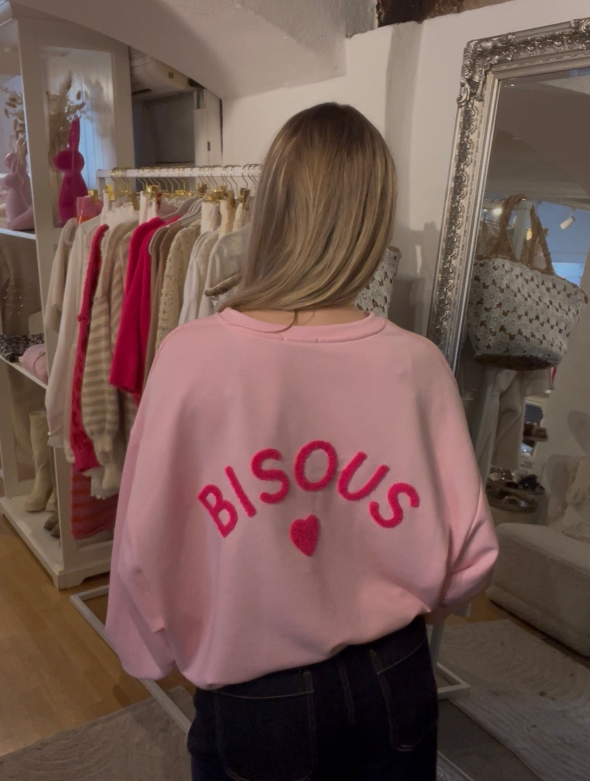 Sweatshirt Bisous Backprint
