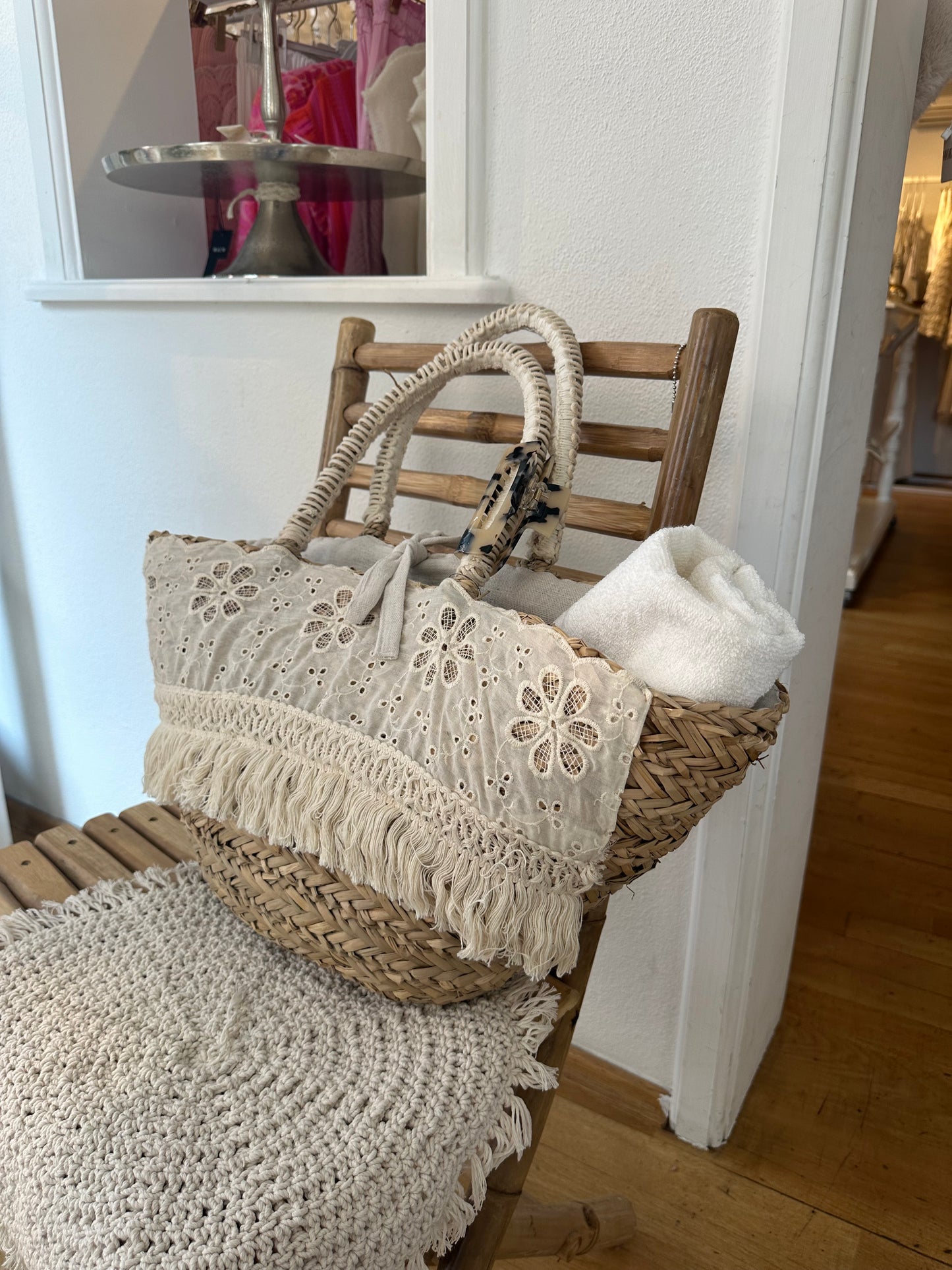 Blumen Strandtasche