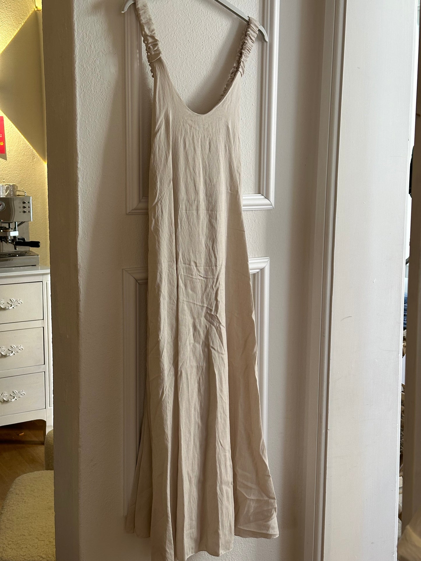 Cross Back White Dress