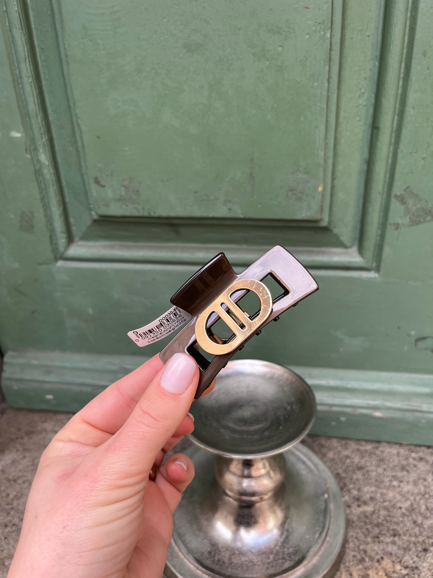 Haarklammer Glam Brown