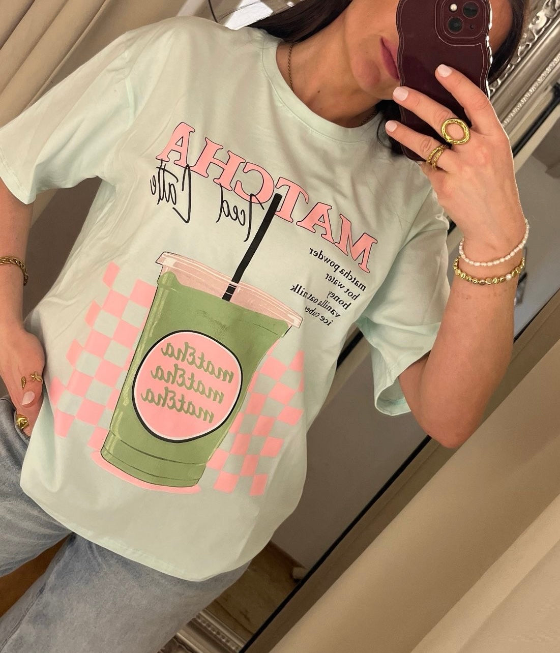 T-Shirt Matcha Iced Latte