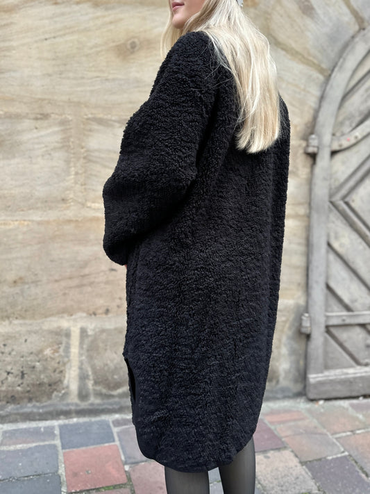 Teddymantel schwarz