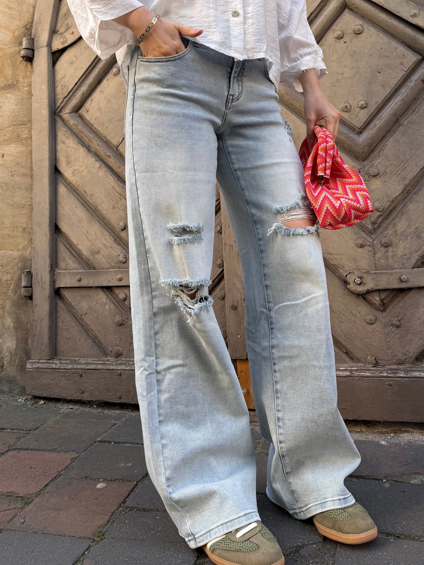 Jeans Dad Fit Ripped