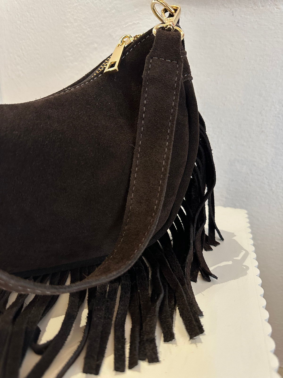 Tasche mit Fransen