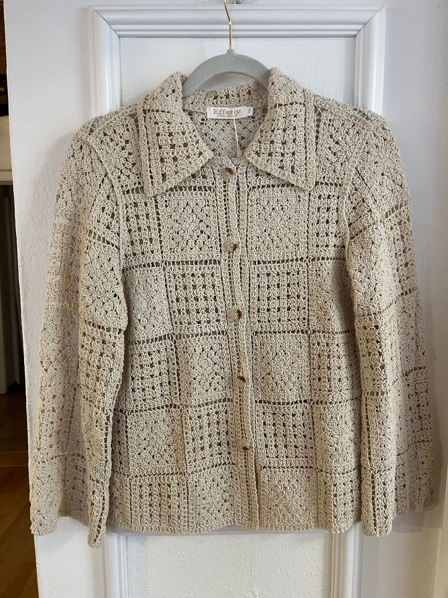 Häkeljäckchen Clara Beige