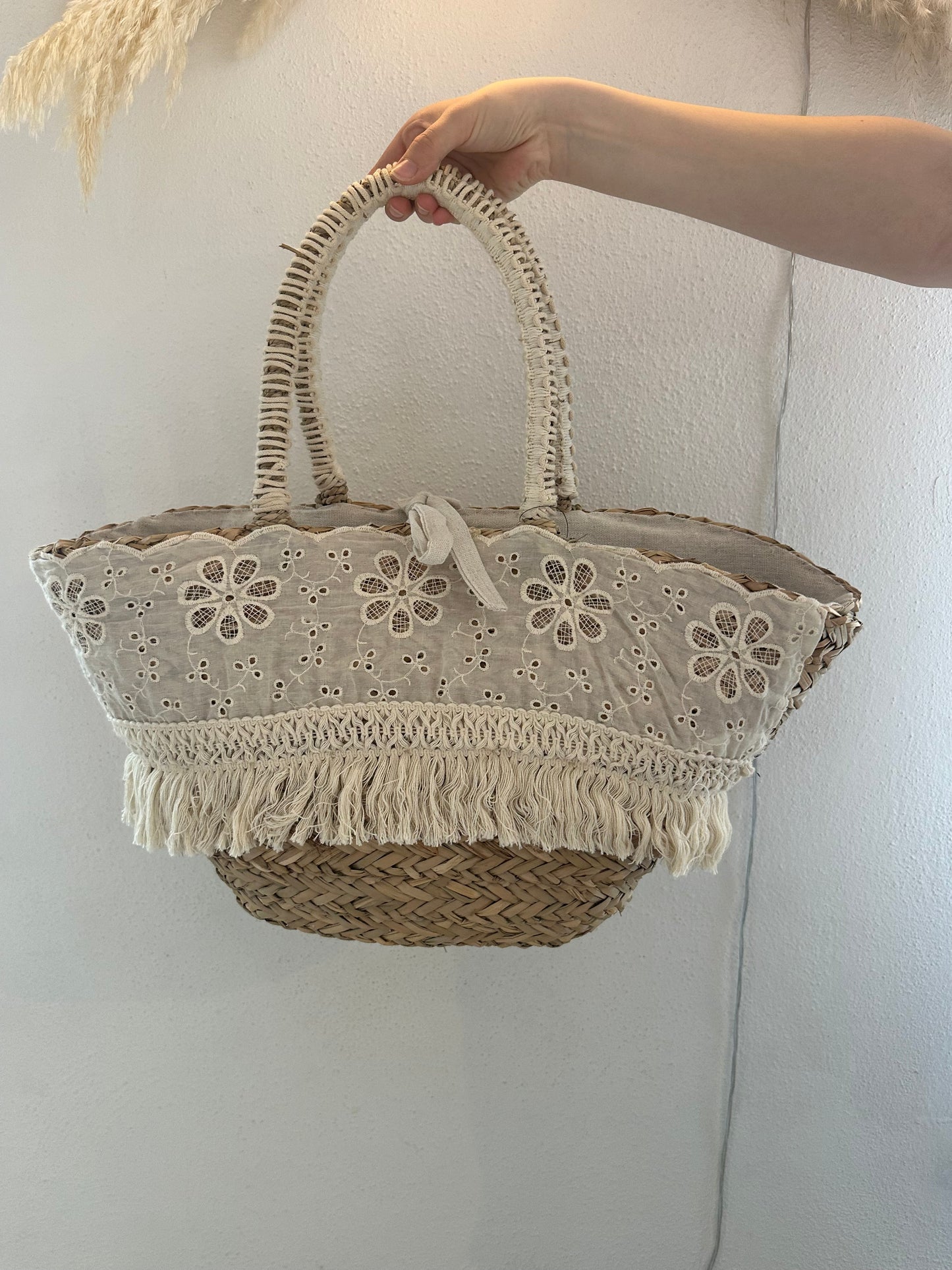 Blumen Strandtasche