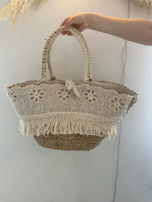 Blumen Strandtasche