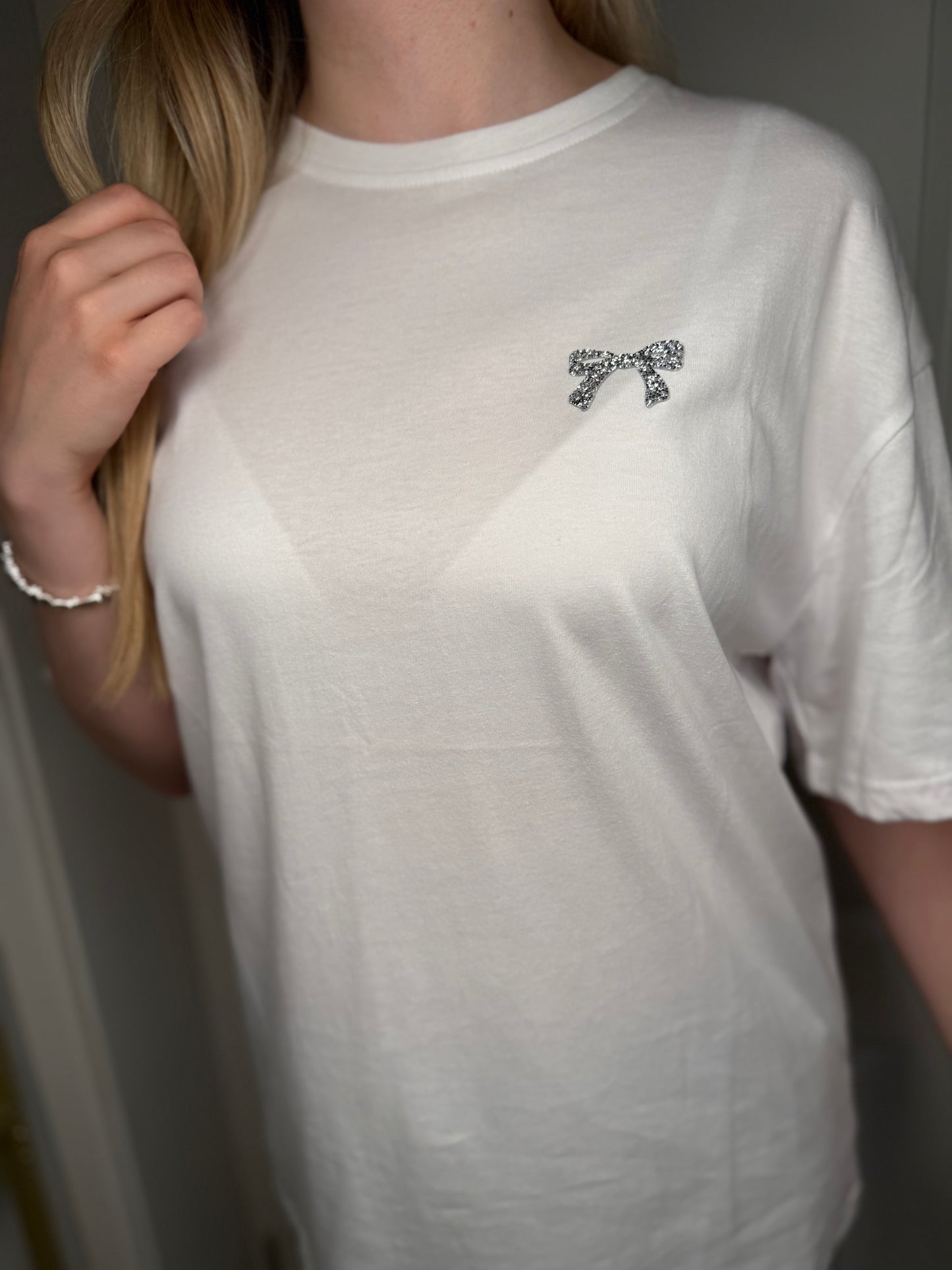 T-Shirt mit Schleife