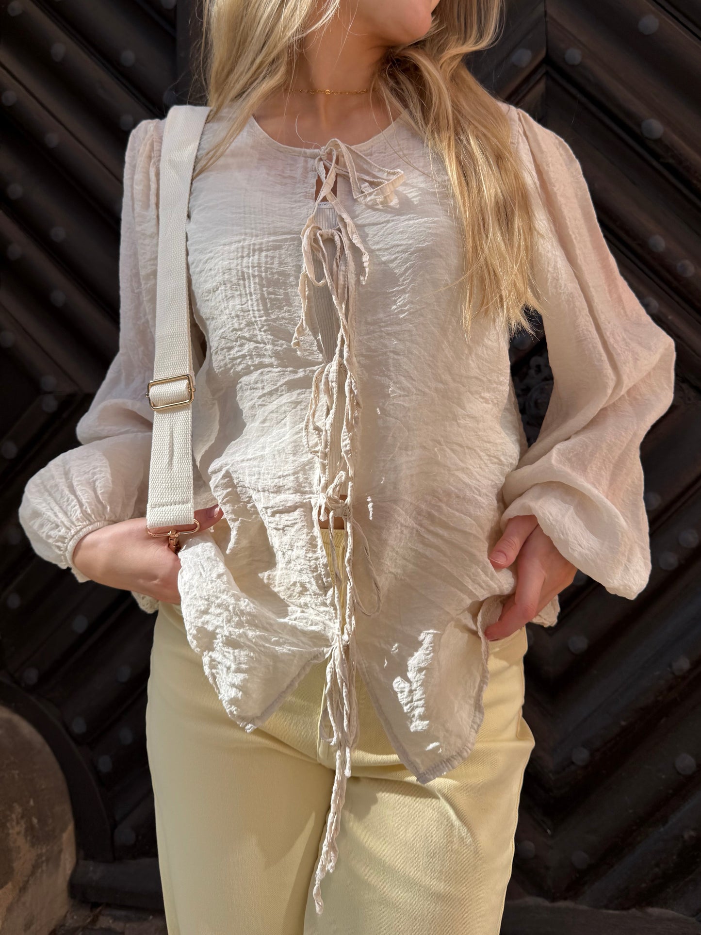 Bluse Yana Beige