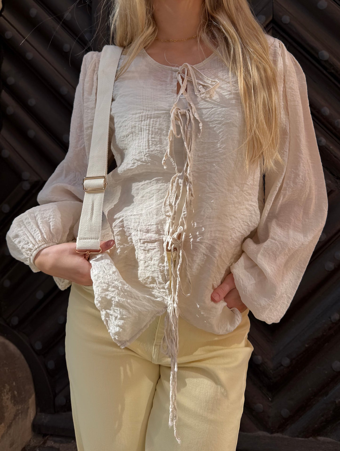 Bluse Yana Beige