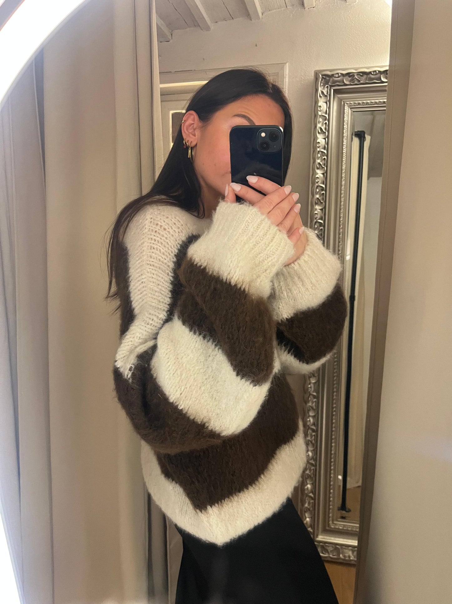 Pullover à rayures