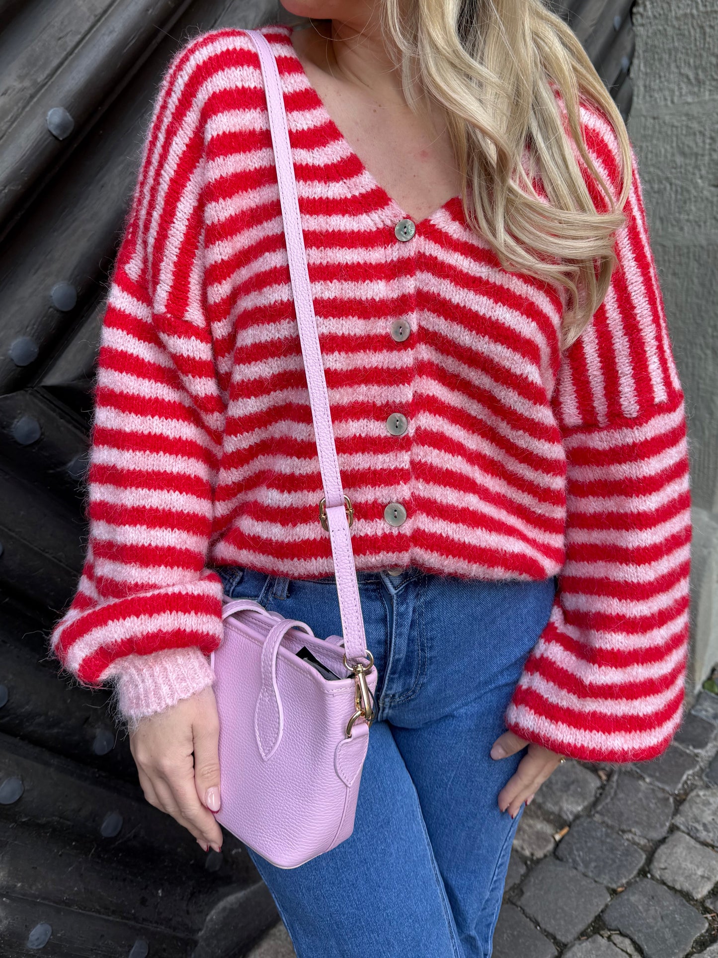 Cardigan Lima Strawberry