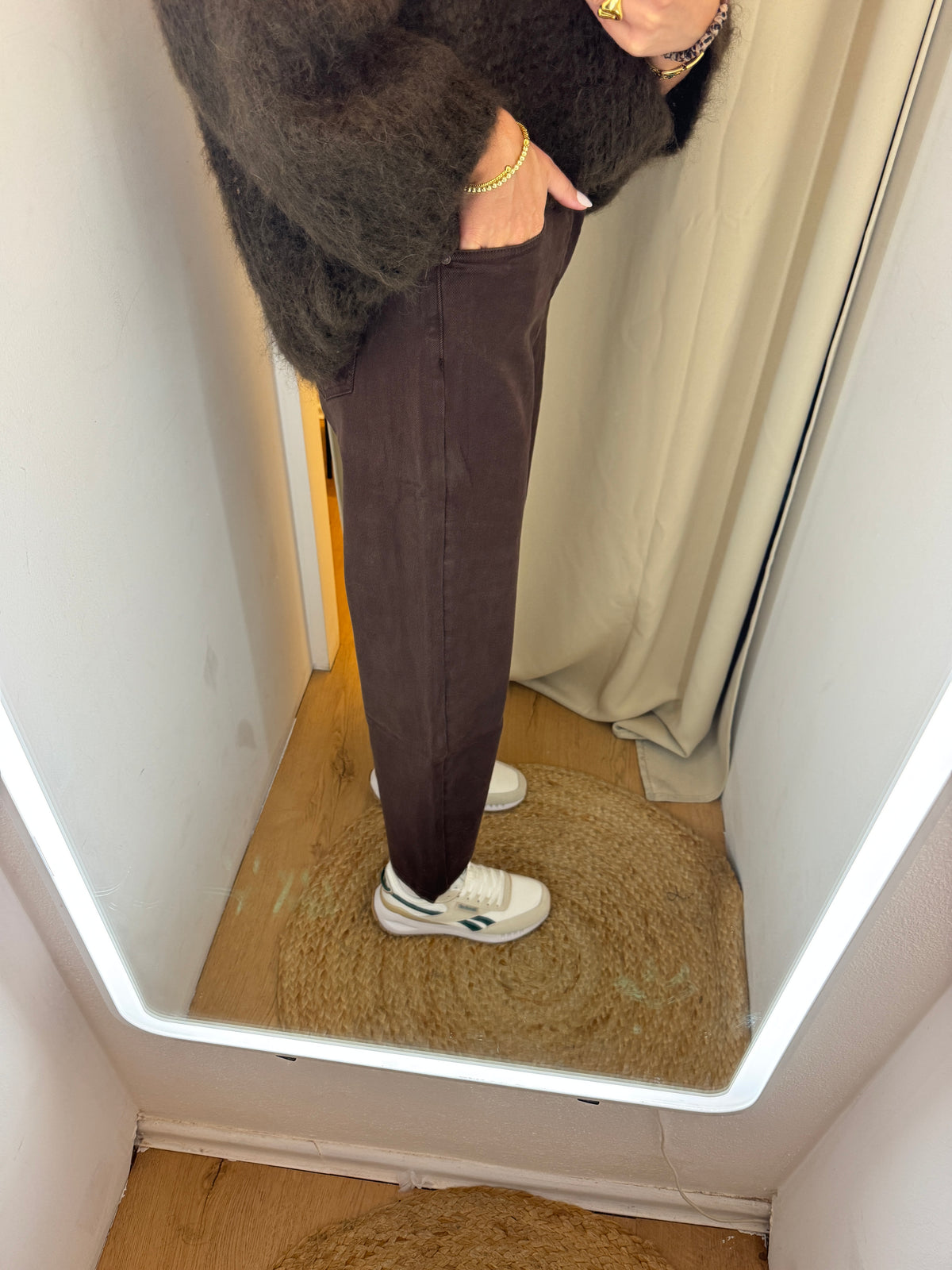 Wide Leg Jeans „Brown“ – lässiger Look mit perfektem Fall