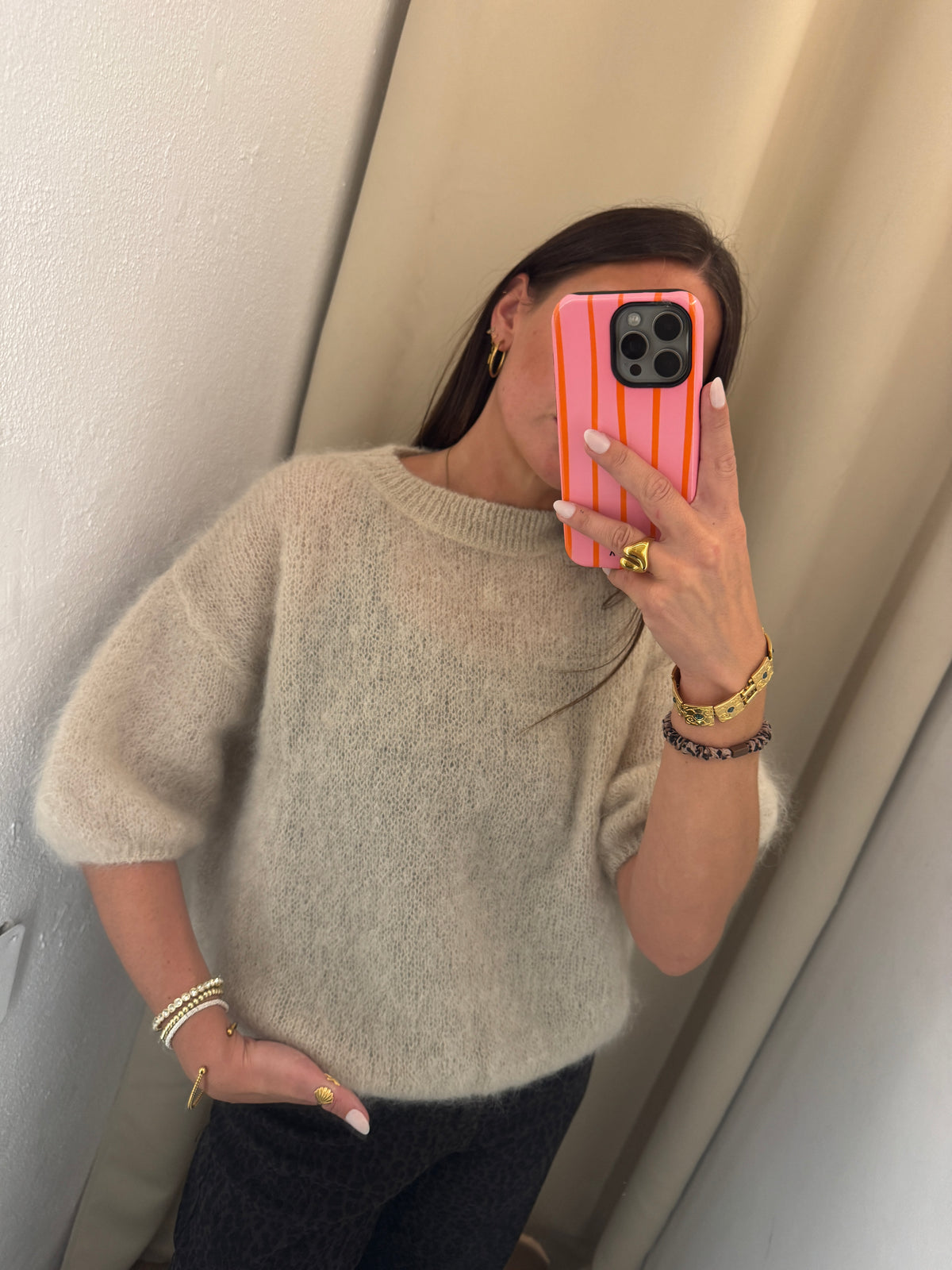 Kid Mohair Pullover Shorty