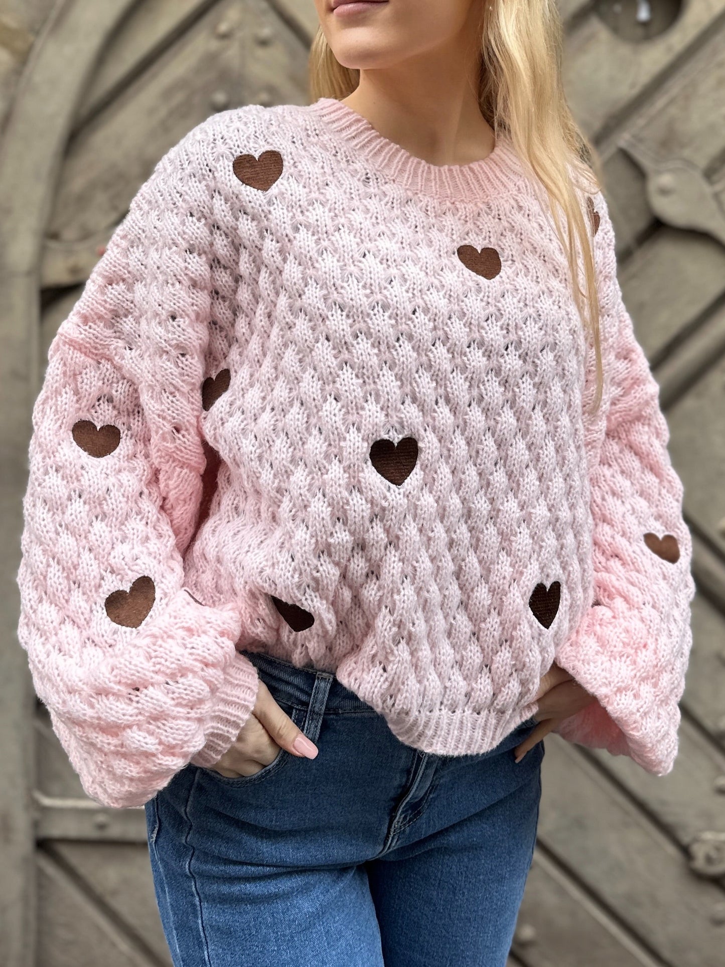 Heart Pullover Blush
