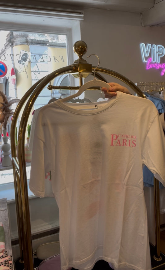 T-Shirt L’Atelier Paris mit Backprint
