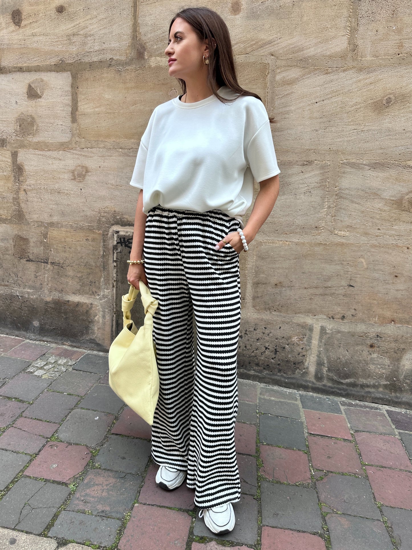Echtledertasche Butter Yellow