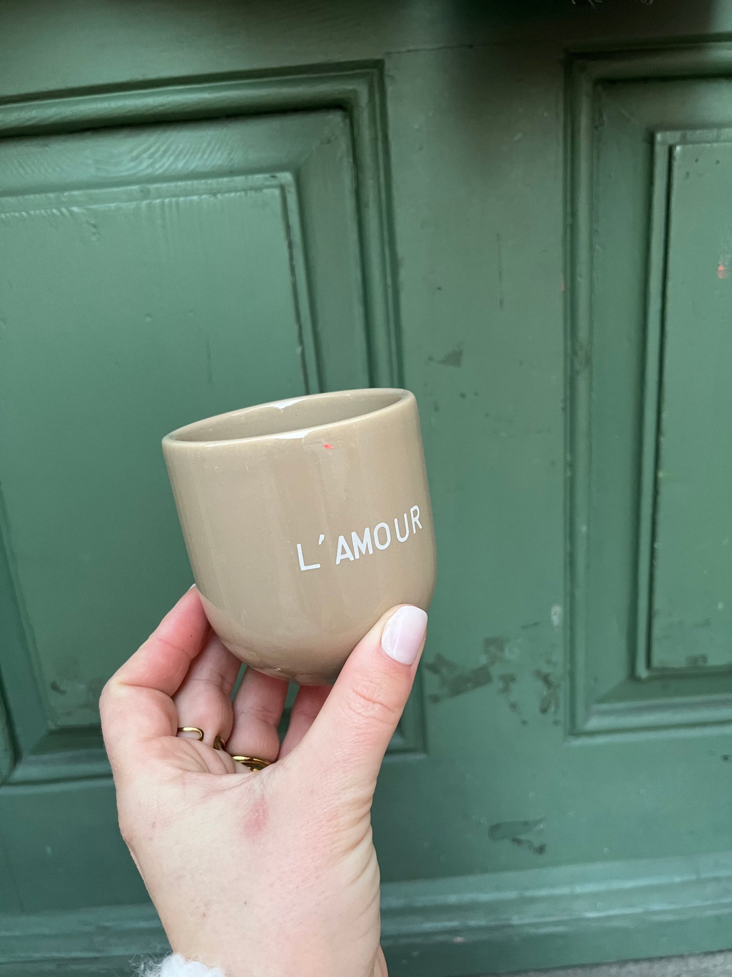 L‘amour Cappuccino Becher