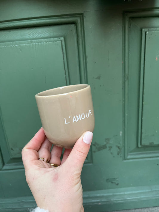 L‘amour Cappuccino Becher