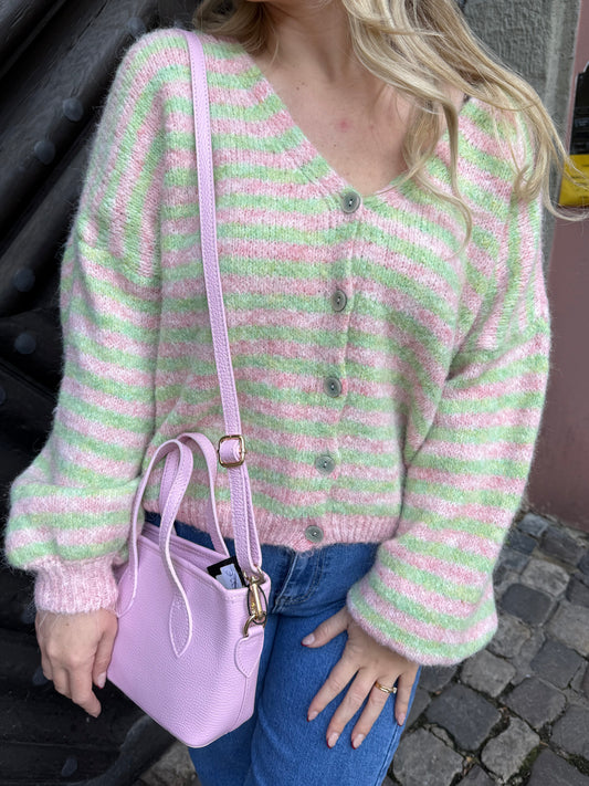 Cardigan Lima Strawberry Matcha