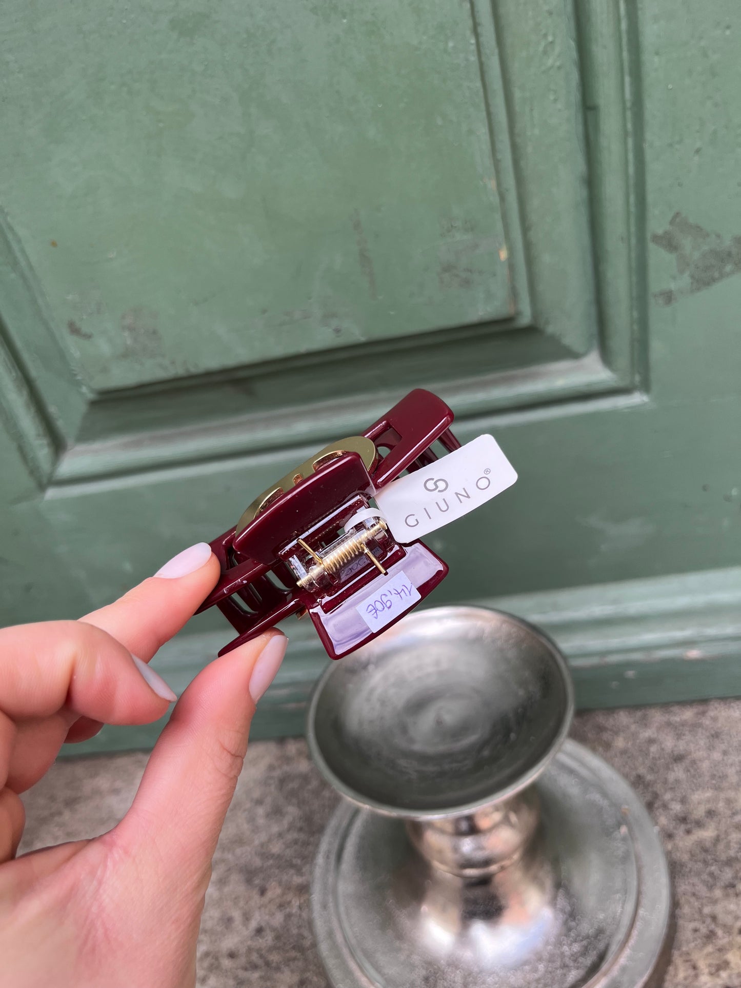 Haarklammer Glam Red