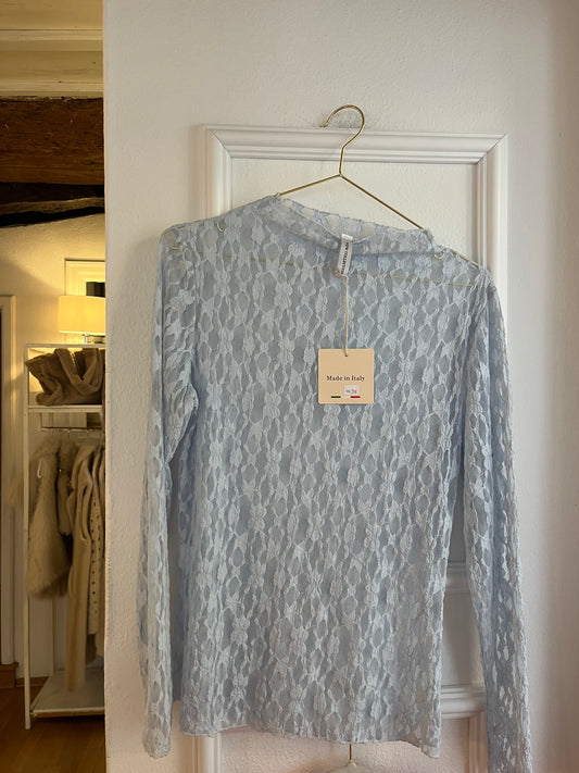 Lace Longtop Hellblau