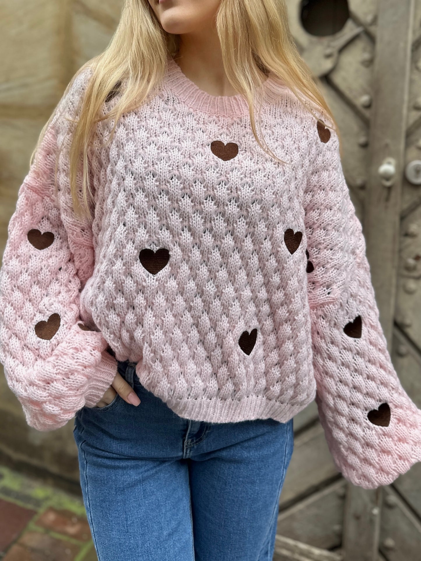 Heart Pullover Blush