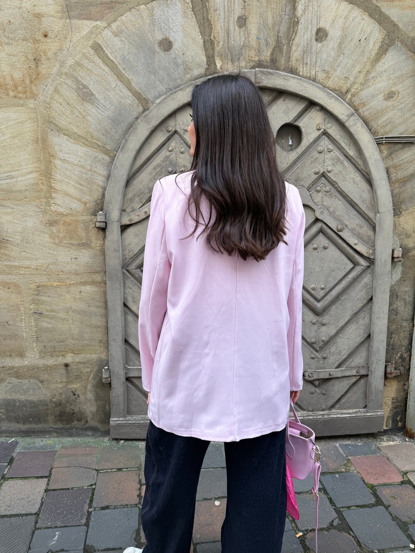 Oversized Blazer Blush