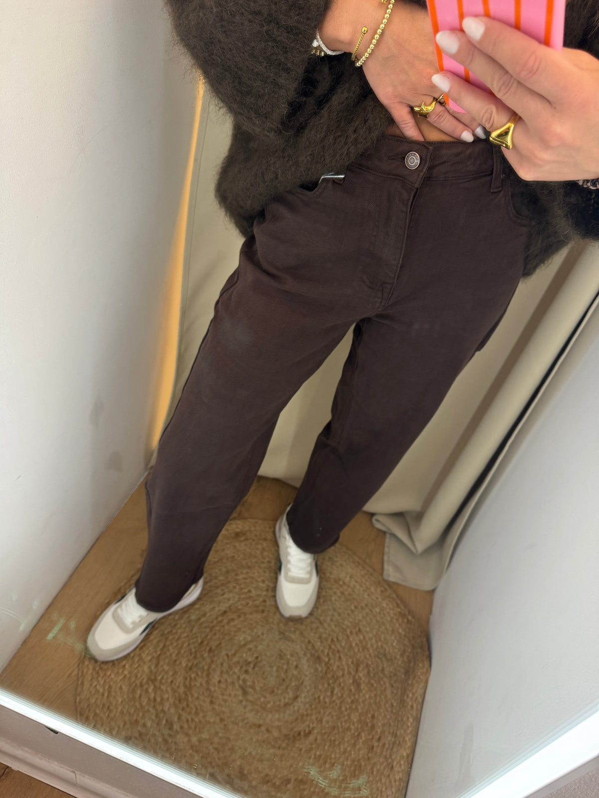 Wide Leg Jeans „Brown“ – lässiger Look mit perfektem Fall