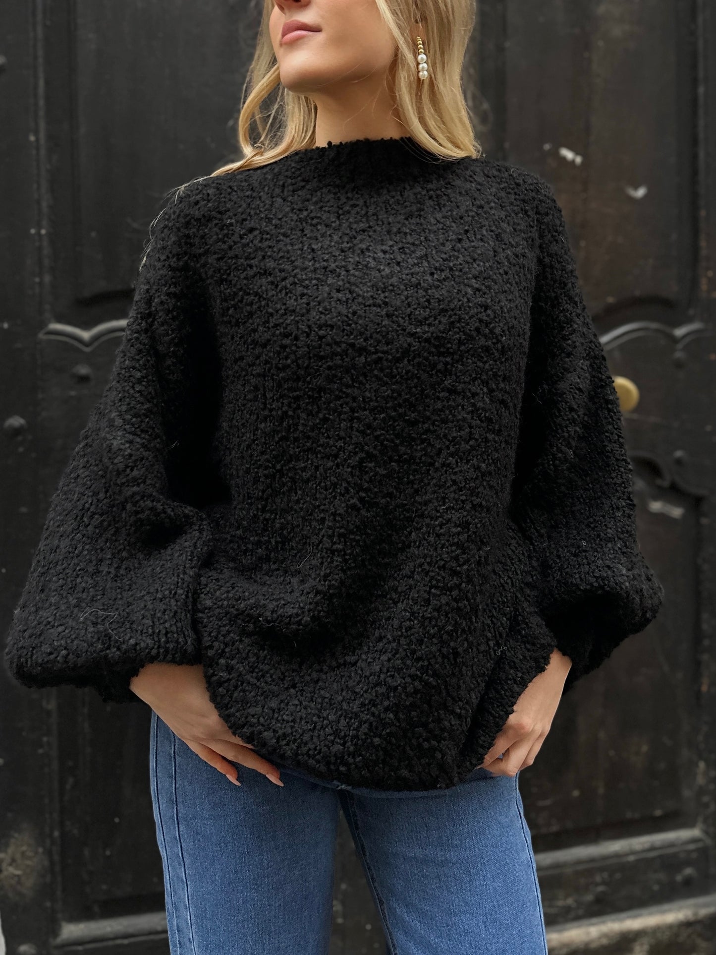 Kuschelpulli Alice Schwarz