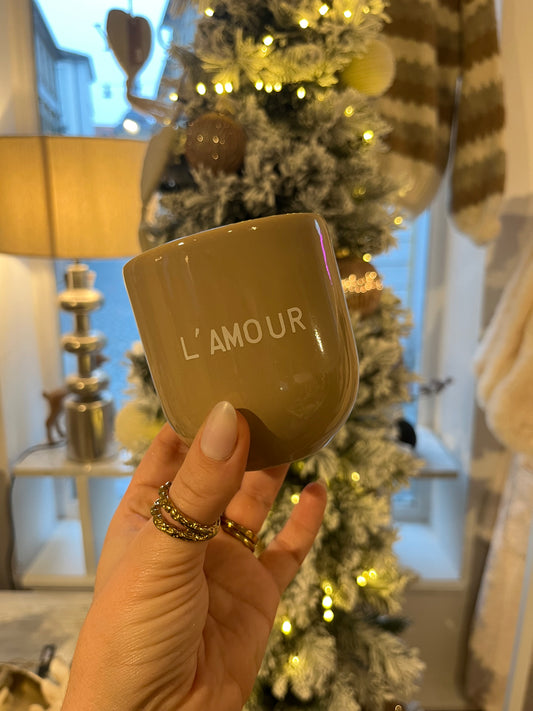 L‘amour Cappuccino Becher