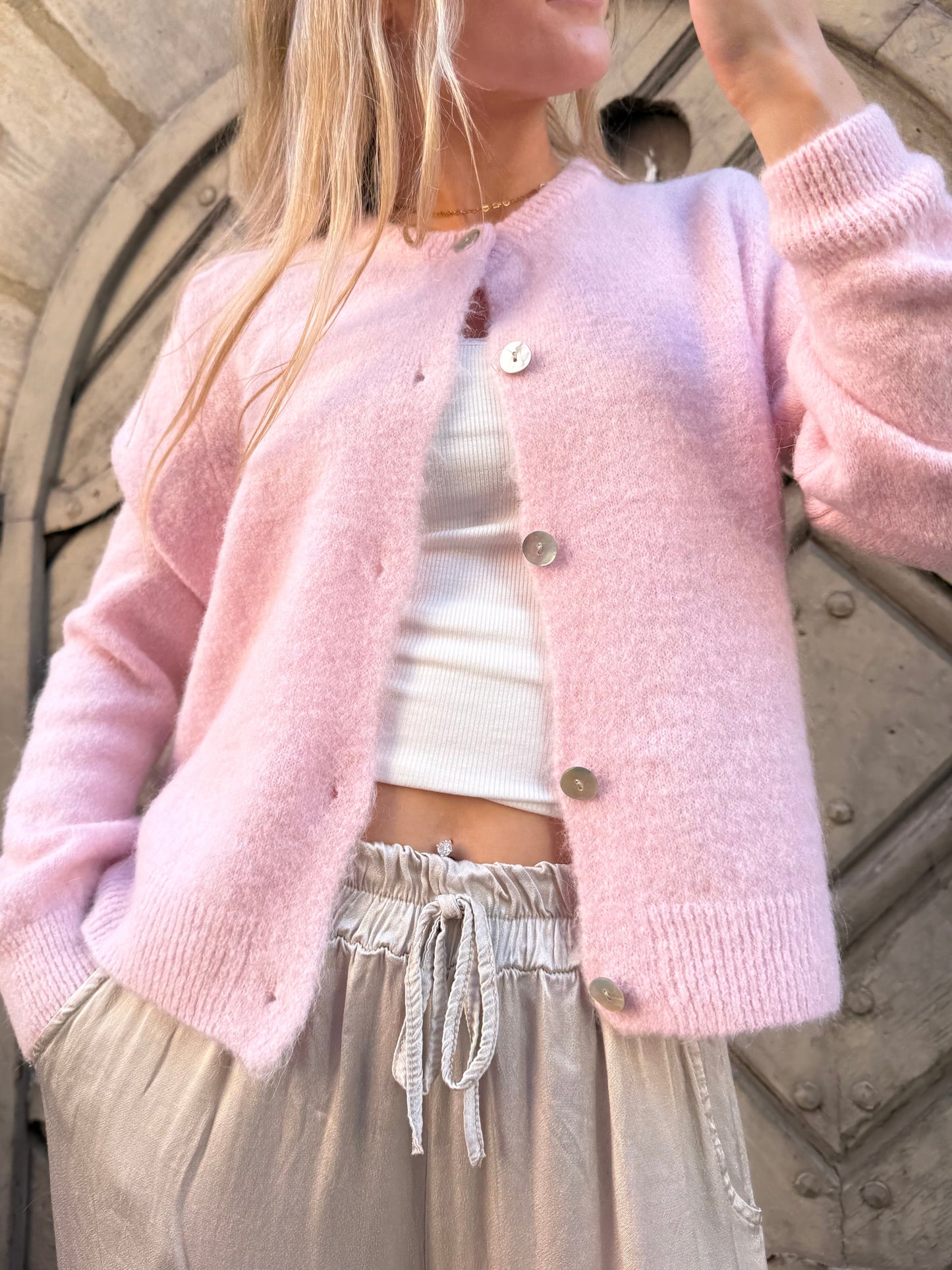 Cardigan Sina Blush