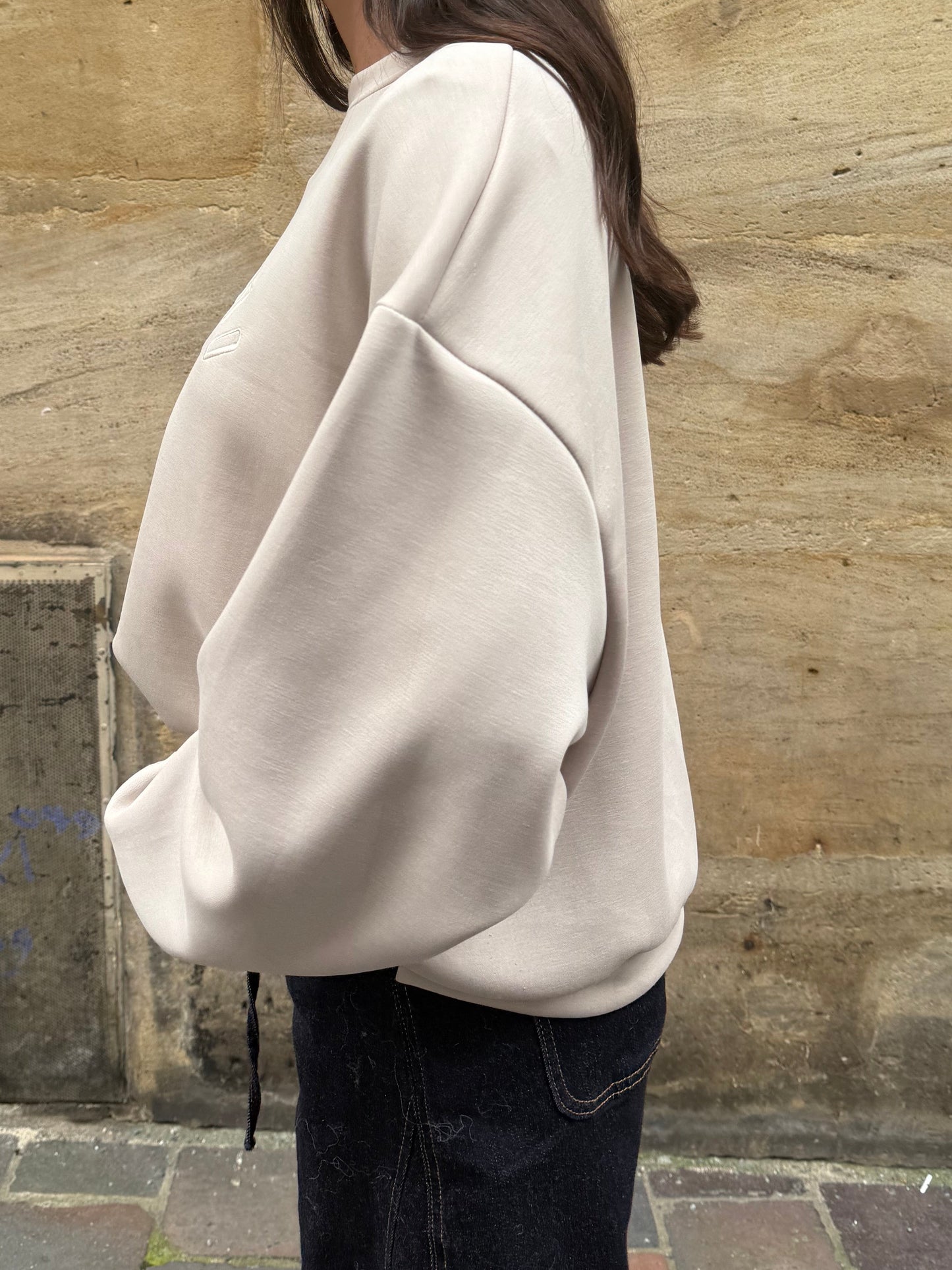 Sweatshirt Martini Club Beige