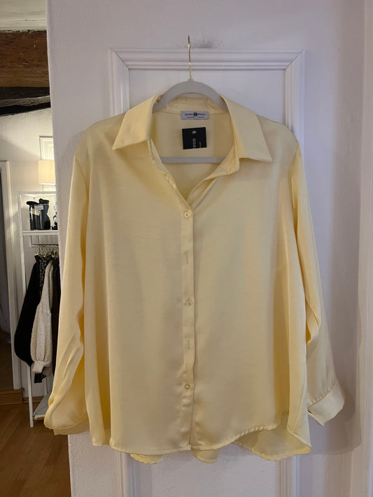 Satinbluse Lina Yellow