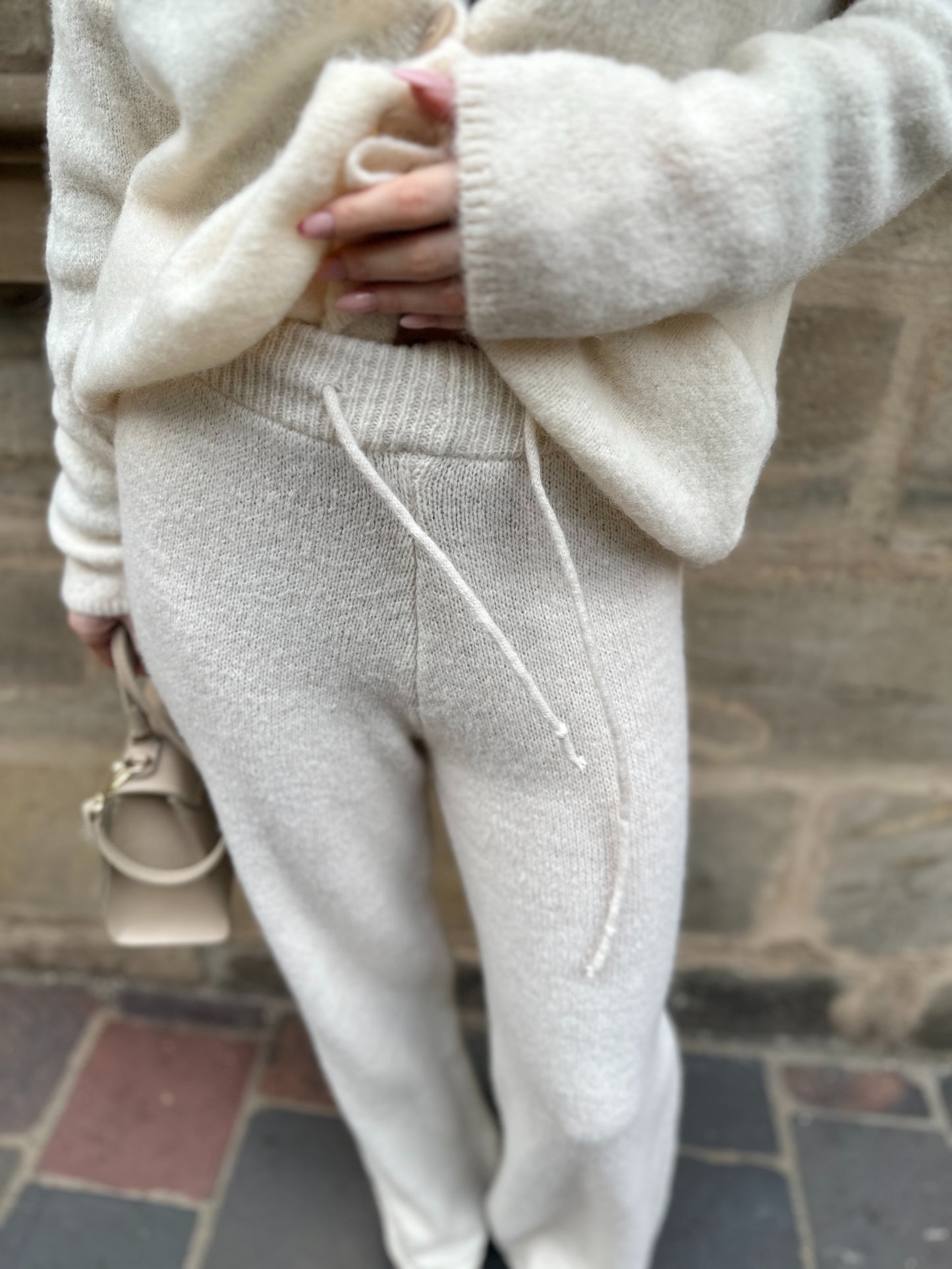 Strickhose Belinda Beige