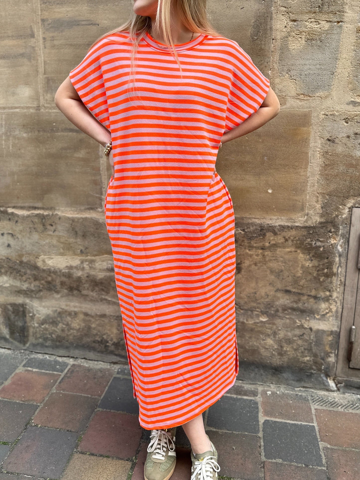 Kleid Neon Stripes