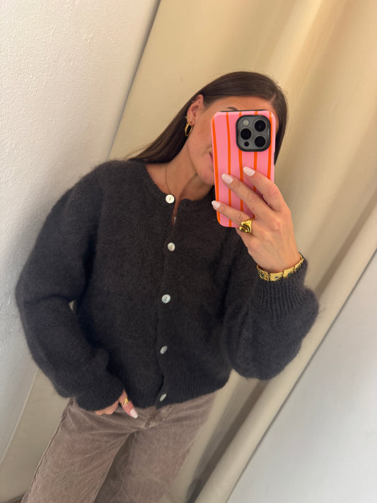 Kid Mohair Cardigan