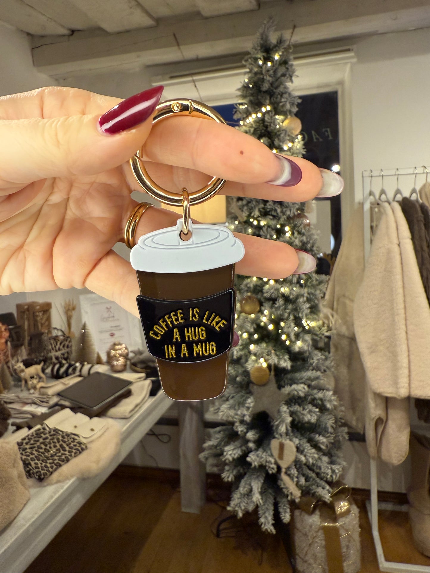 Schlüsselanhänger Hug in a Mug