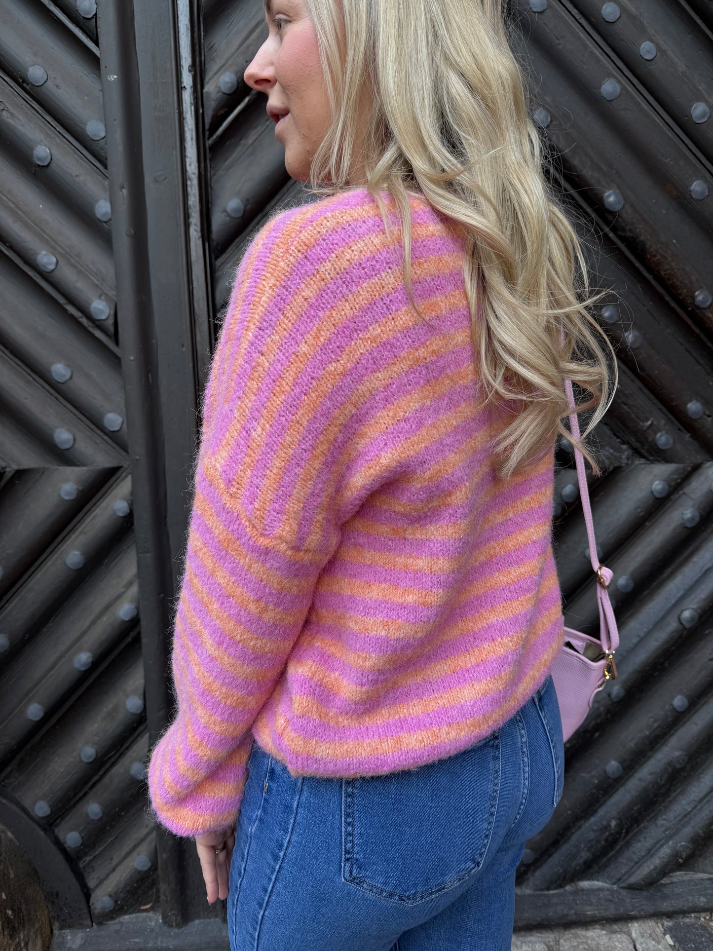 Cardigan Lima Raspberry