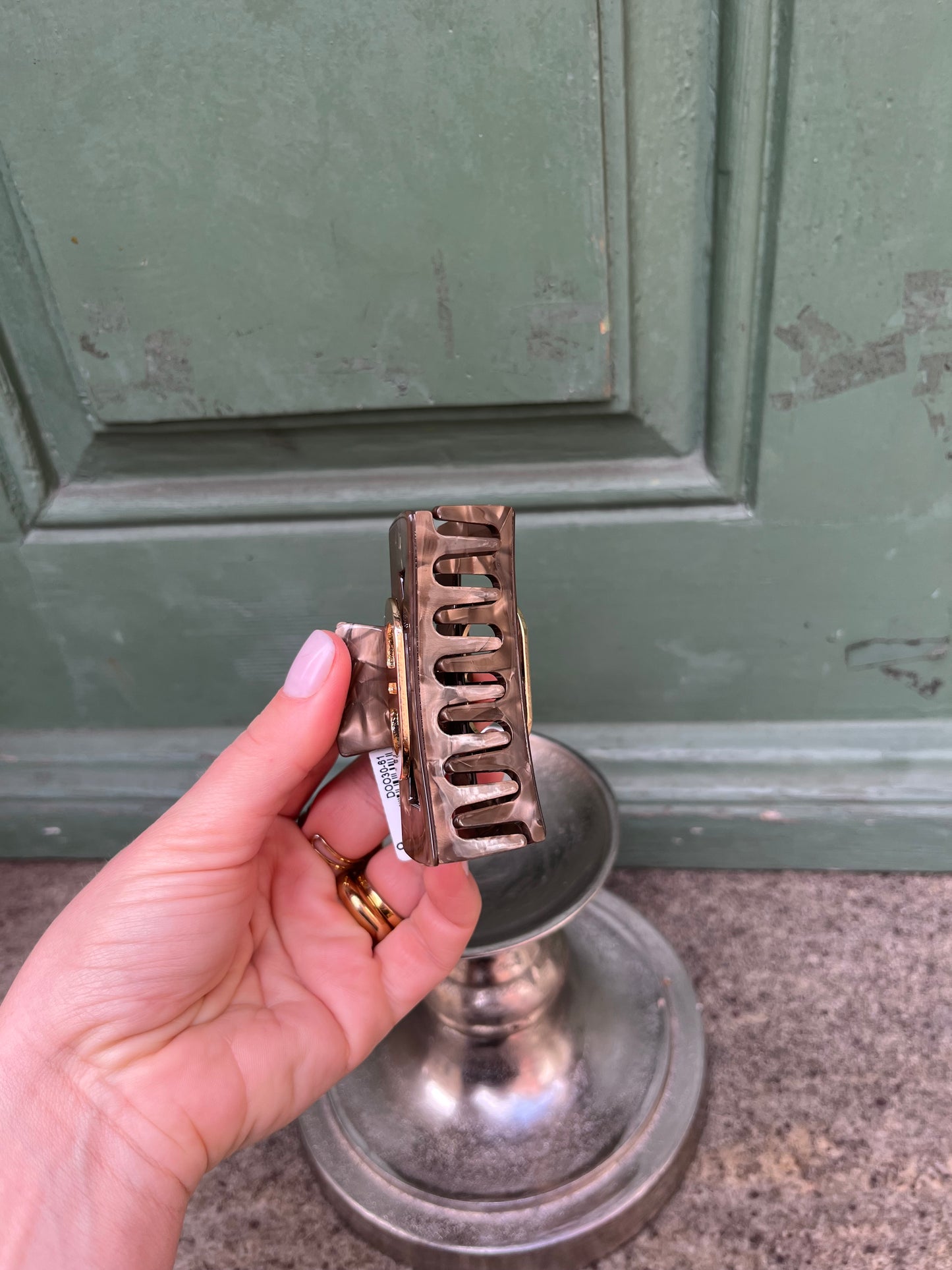 Haarklammer Glam Shiny Swirl