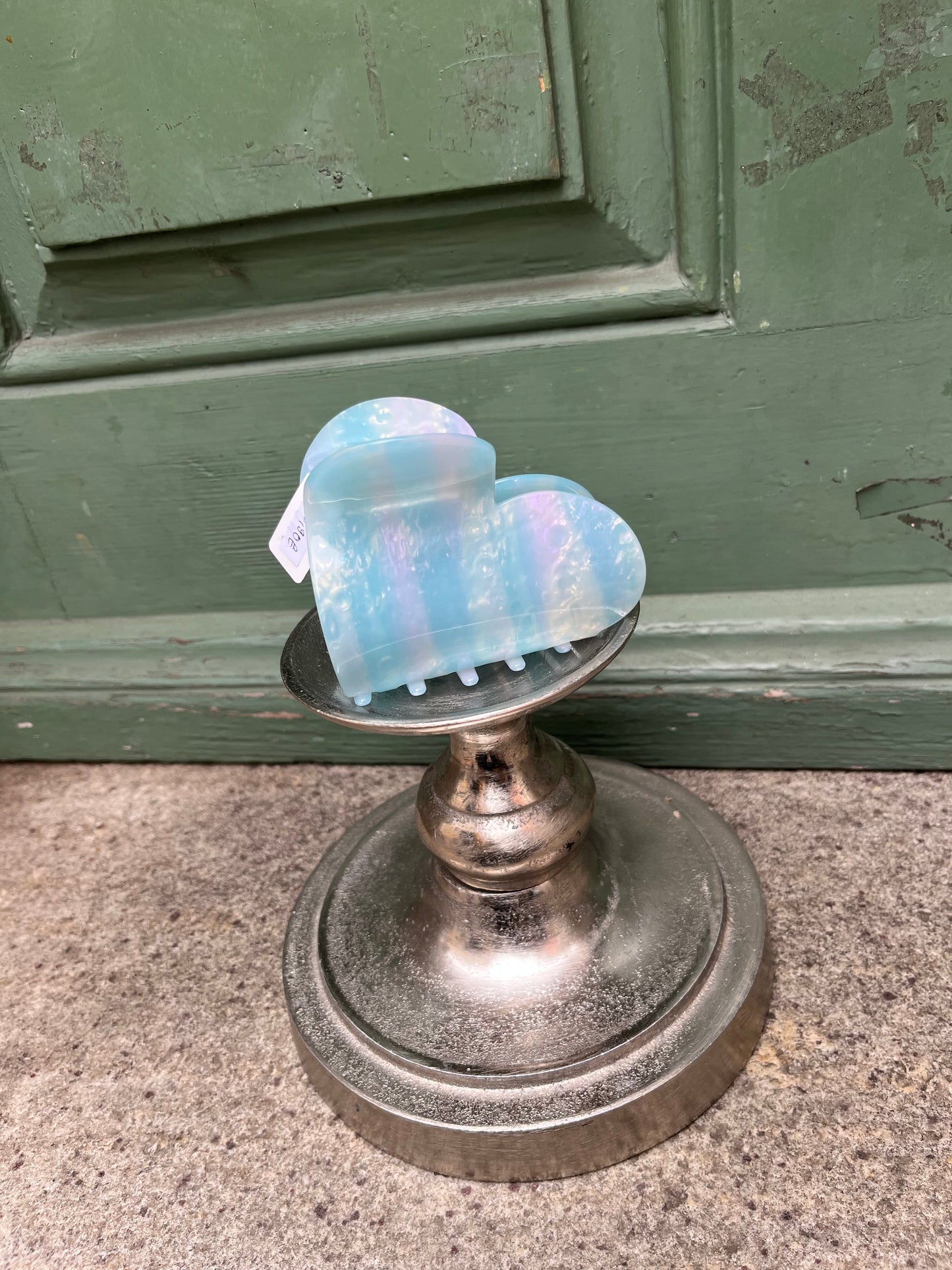 Haarklammer Blue Heart