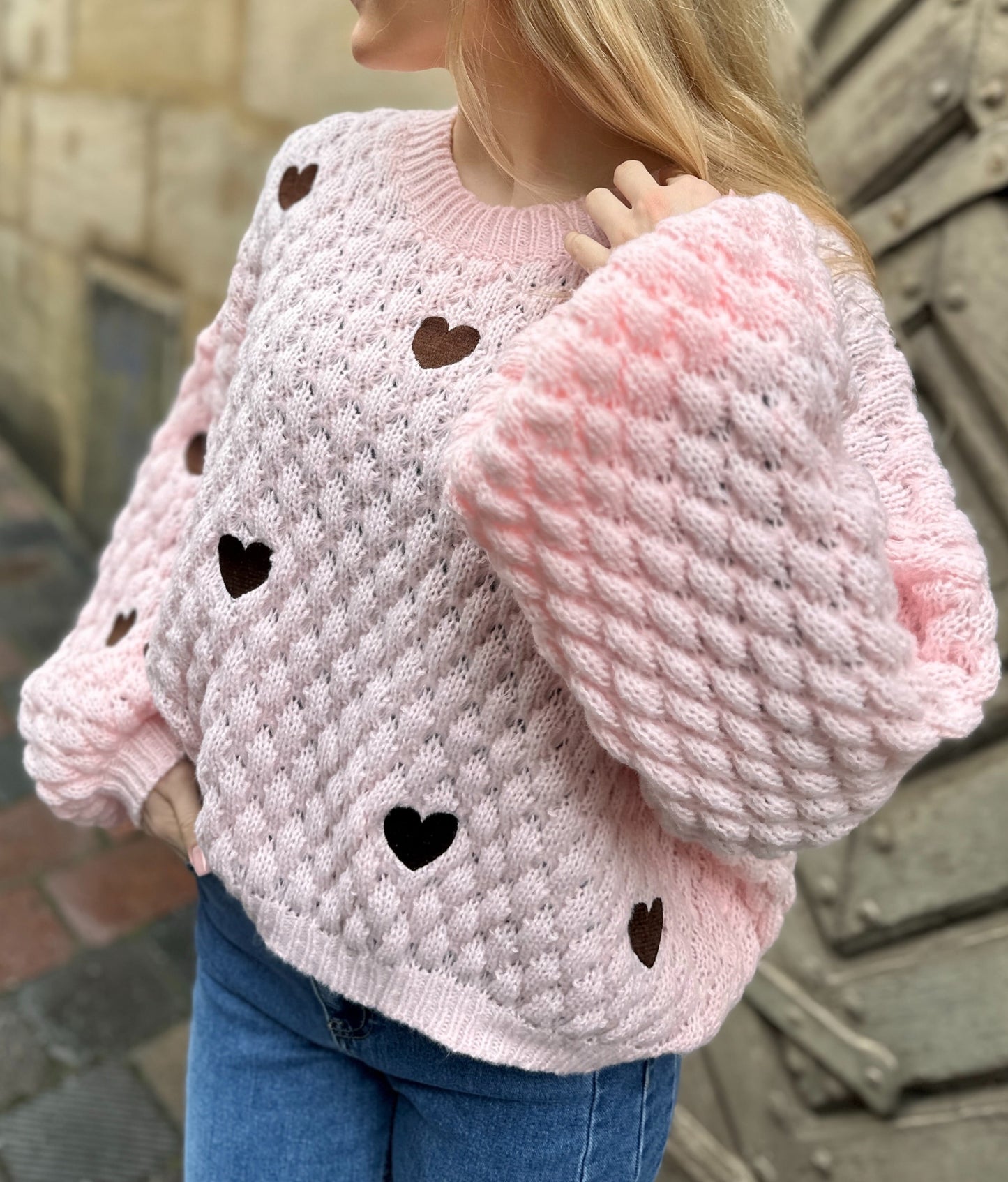 Heart Pullover Blush