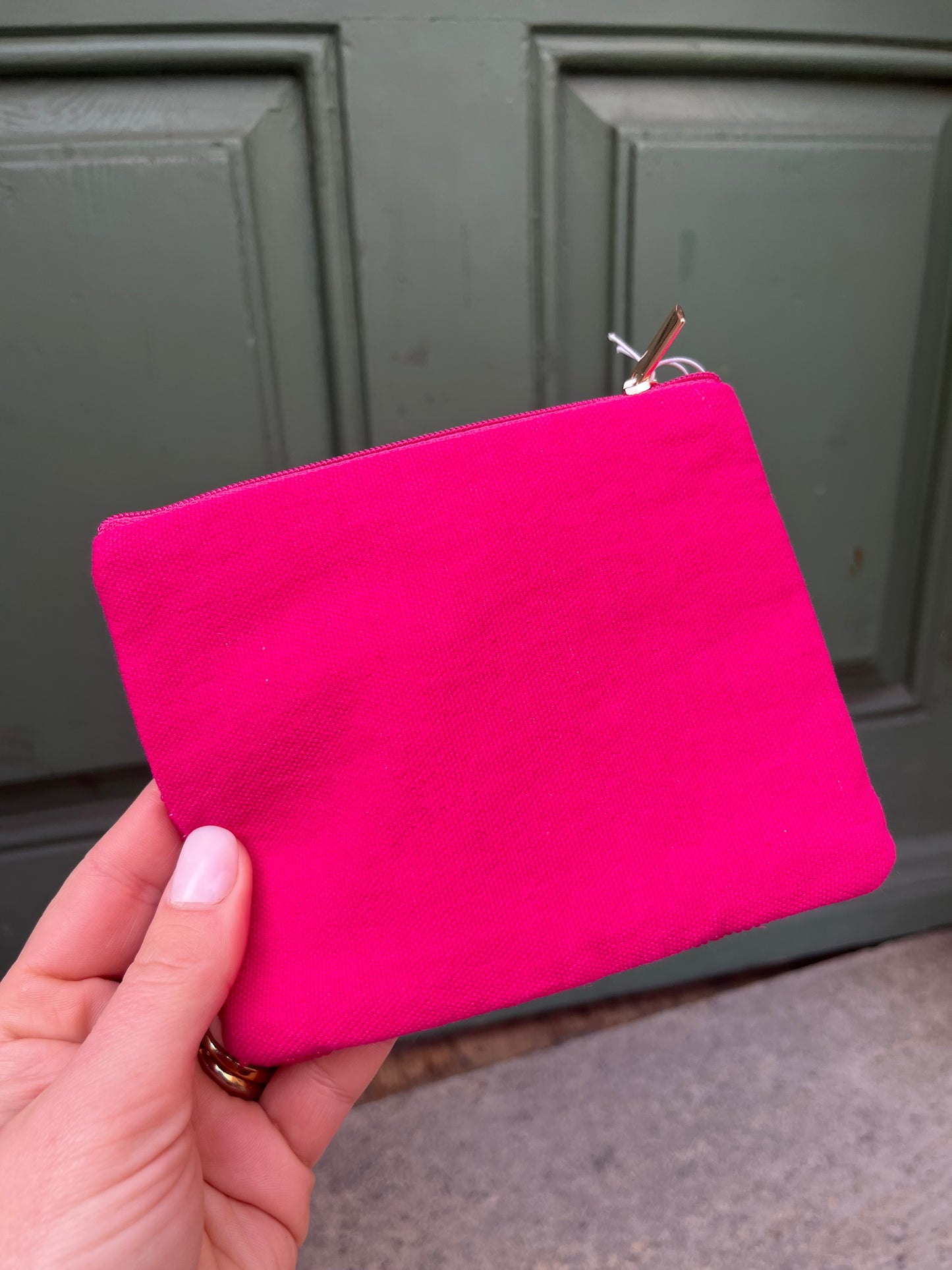 GLAM – Perlenbörse in Pink